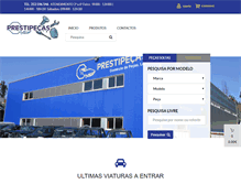 Tablet Screenshot of prestipecas.com